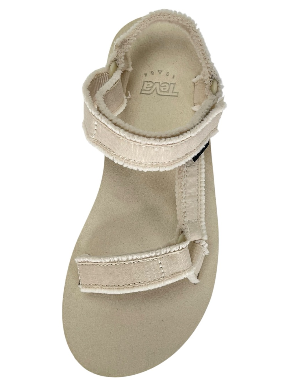 Teva Terragrip Cream Fringe Strappy Womens Sandals Size 5M - Picture 8 of 13